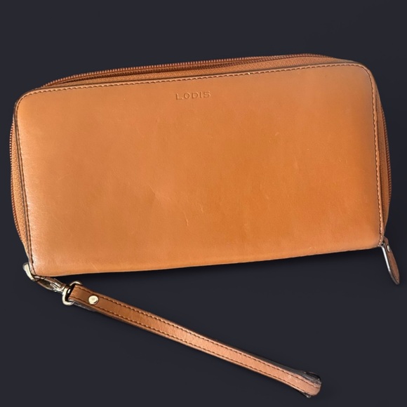 Lodis Leather Wristlet Wallet - Picture 1 of 4